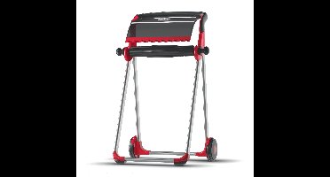 Poetspapierdispenser tork w1 vloerstandaard rood