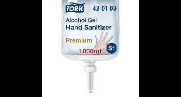 Handdesinfectie Tork S1 Premium alcoholgel ongeparfumeerd 1000 ml 42..