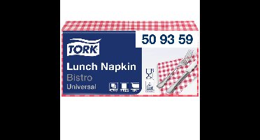 Lunchservet tork universal vierdevouw bistro