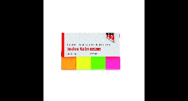 Indextabs quantore 20x50mm neon | 3 stuks