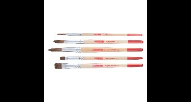 Talens Art Creation aquerelpenselenset polyester, set met 5 penselen