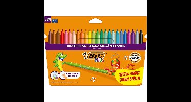 Bic Kids viltstift Couleur, blister van 18 + 6 gratis