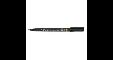Viltstift staedtler ohp lumo f 319 perm special zw | 10 stuks