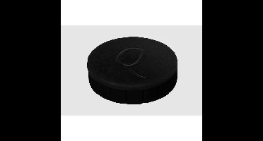 Magneet quantore 20mm 300gr zwart 10 stuks