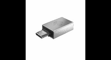 CHERRY 61710036 tussenstuk voor kabels USB-A USB-C Zilver