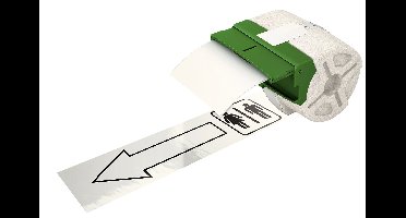 Leitz 70160001 printeretiket Wit