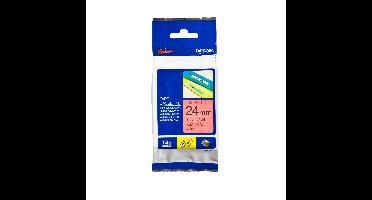 Labeltape brother ptouch tze451 24mm rood