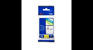 Brother TZE-111 labelprinter-tape Zwart op zilver