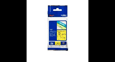 Labeltape brother ptouch tze621 9mm geel | 25 stuks