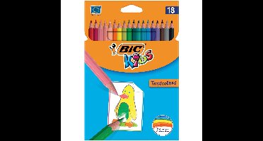 Bic Kids kleurpotlood Tropicolors, etui van 18 stuks