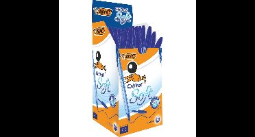 Bic balpen Cristal Soft, medium punt, pak van 50 stuks, blauw