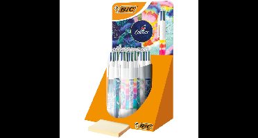 Balpen bic 4kleuren m hydro ass