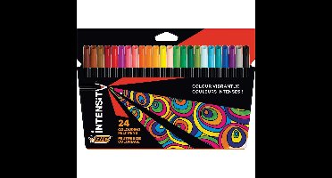 Bic viltstift Intensity Up, etui van 24 stuks