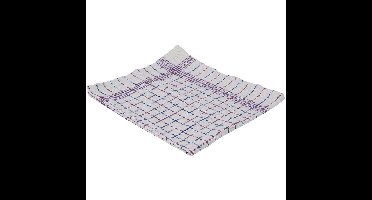 Handdoek, ft 65 x 65 cm, geruit, pak van 6 stuks