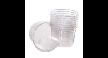 Bakje saus rond 50cc transparant 50 stuks