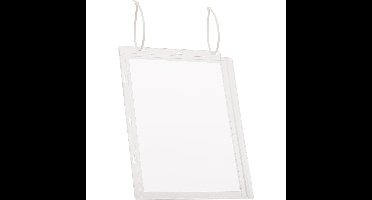 Durable waterbestendige hoes, met kabelbinders, ft A4, pak van 5 stuks