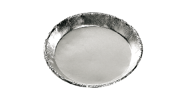 Schaal | aluminium | rond | 40ml | 10mm | ∅90mm | zilver | 2000 stuks