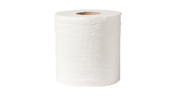 Poetspapier | 2-laags | 20cm | 100m | cellulose | wit | 6 stuks