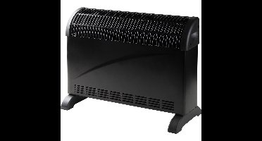 Domo convector verwarming Turbo, zwart