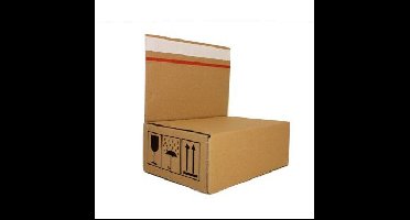 Webshopdoos 3.1 met zelfklevende strip 284x184x167mm per stuk