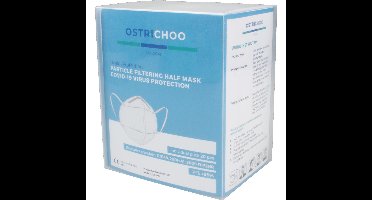 Mondmasker, type FFP2, 4-laags, pak van 20 stuks