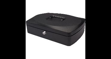 Q-CONNECT geldkoffer, 325 x 235 x 85 mm, zwart