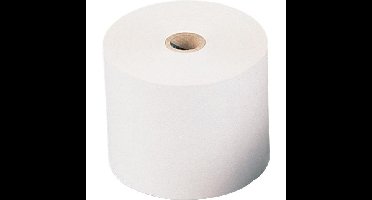 Q-CONNECT thermorol, papier van 46 g, ft 80 mm, diameter +/- 55 mm, asgat 12 mm, lengte 50 m, 10 stuks