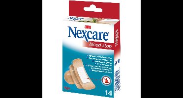 3M bloedstelpende pleister Nexcare Blood-Stop, pak van 14 stuks
