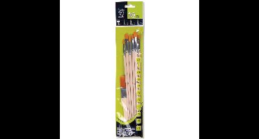 Acrylverfpenseel, set van 10 penselen
