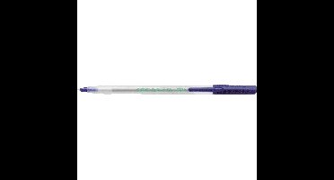 Balpen bic ecolutions round stic m blauw