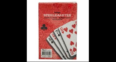 Speelkaarten premium rood