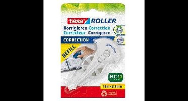 Correctietape navulling tesa eco 8.4mm blister