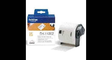 Etiket brother dk11202 verzendlabel 62x100mm wit