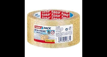 Verpakkingstape tesapack extra 66mx50mm tr | 6 stuks