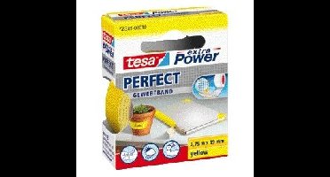Textieltape tesa perfect 2.75mx19mm geel | 10 stuks