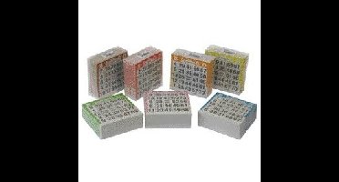 Bingoblok haza 105x105mm 20 stuks 25 vel