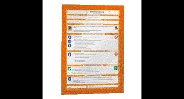 Duraframe durable 487209 a4 oranje 2 stuks