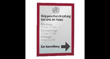 Duraframe durable 487203 a4 rood 2 stuks