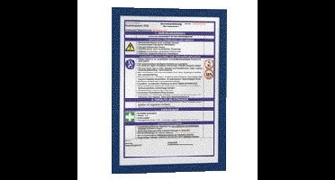 Duraframe durable 487207 a4 donkerblauw 2 stuks