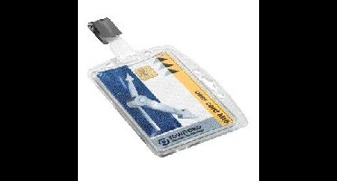 Veiligheidspashdr durable 8005 dicht clip 54x85mm | 25 stuks