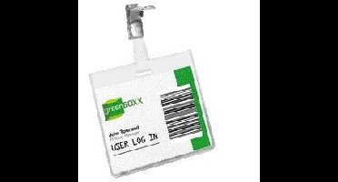 Badge durable 8003 clip liggend gesloten 60x90mm