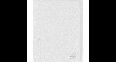 Tabblad kangaro 4r g410f 10 delig venster grijs pp | 25 stuks