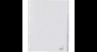 Tabblad kangaro 23r g431cm 1 31 genummerd grijs pp | 10 stuks