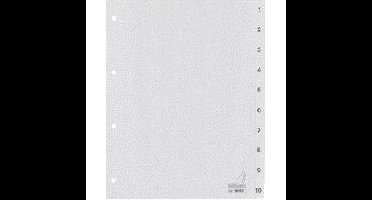 Tabblad kangaro 4r g410c 1 10 genummerd grijs pp | 25 stuks