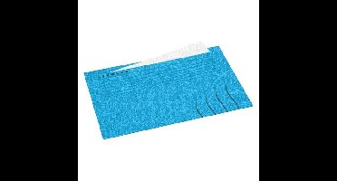 Vouwmap secolor tabrand folio recy karton 250gr bl