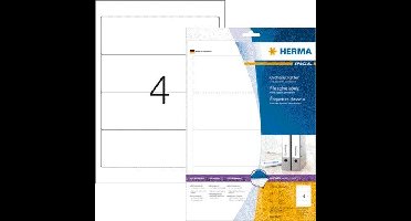 Rugetiket herma 8621 breed 61x192mm zelfklevend wt | 70 stuks