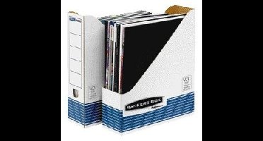 Tijdschriftcassette bankers box system a4 wt bl