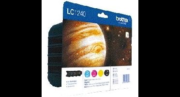 Inktcartridge brother lc-1240valbp zwart +3kleuren