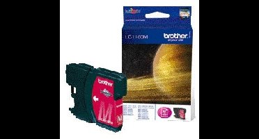 Inktcartridge brother lc-1100m rood | 5 stuks