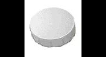 Magneet maul solid 15mm 150gr wit